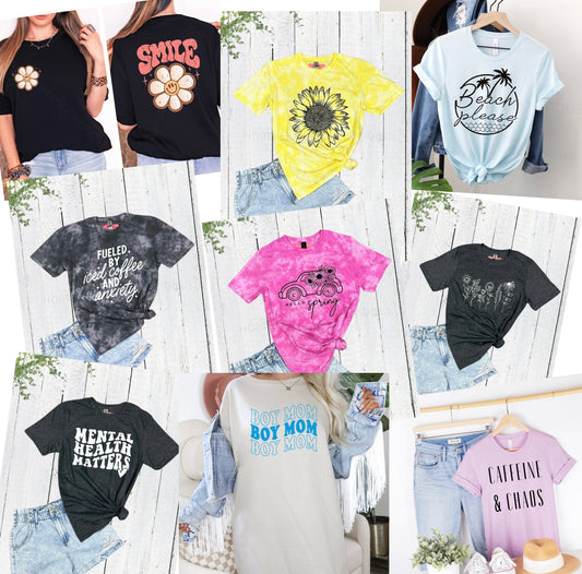 We Pick Mystery T-Shirts! 2 For $28!